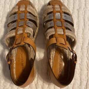 Tory Burch Fisherman Flatform Espadrille sandal